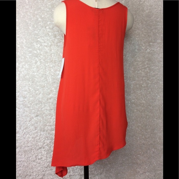 Karen Kane Sagebrush Asymmetrical Tank Size L NWT - Picture 2 of 4